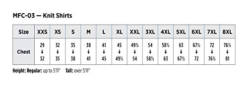 Bulwark Men's IQ Series Long Sleeve Comfort Knit Henley Charcoal 2X-Large/Tall - Diamond Home USA