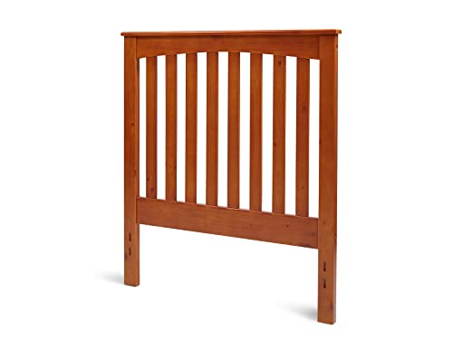 Mantua Rake Wood Headboard in Golden Oak - Twin Size - Diamond Home USA