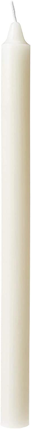 Root Candles 8217 Unscented Smooth Arista 12-Inch Dinner Candles Ivory - Diamond Home USA