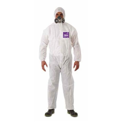 Ansell Healthcare WH15-S-92-100-04 MICROCHEM by AlphaTec Series 1500 Coverall