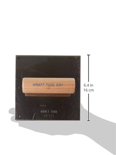 Kraft Tool CF131 Stainless Steel Driveway Safety Groover with Wood Handle 6 x - Diamond Home USA