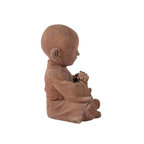 Alfresco Home Praying Buddha Garden Statue - Diamond Home USA