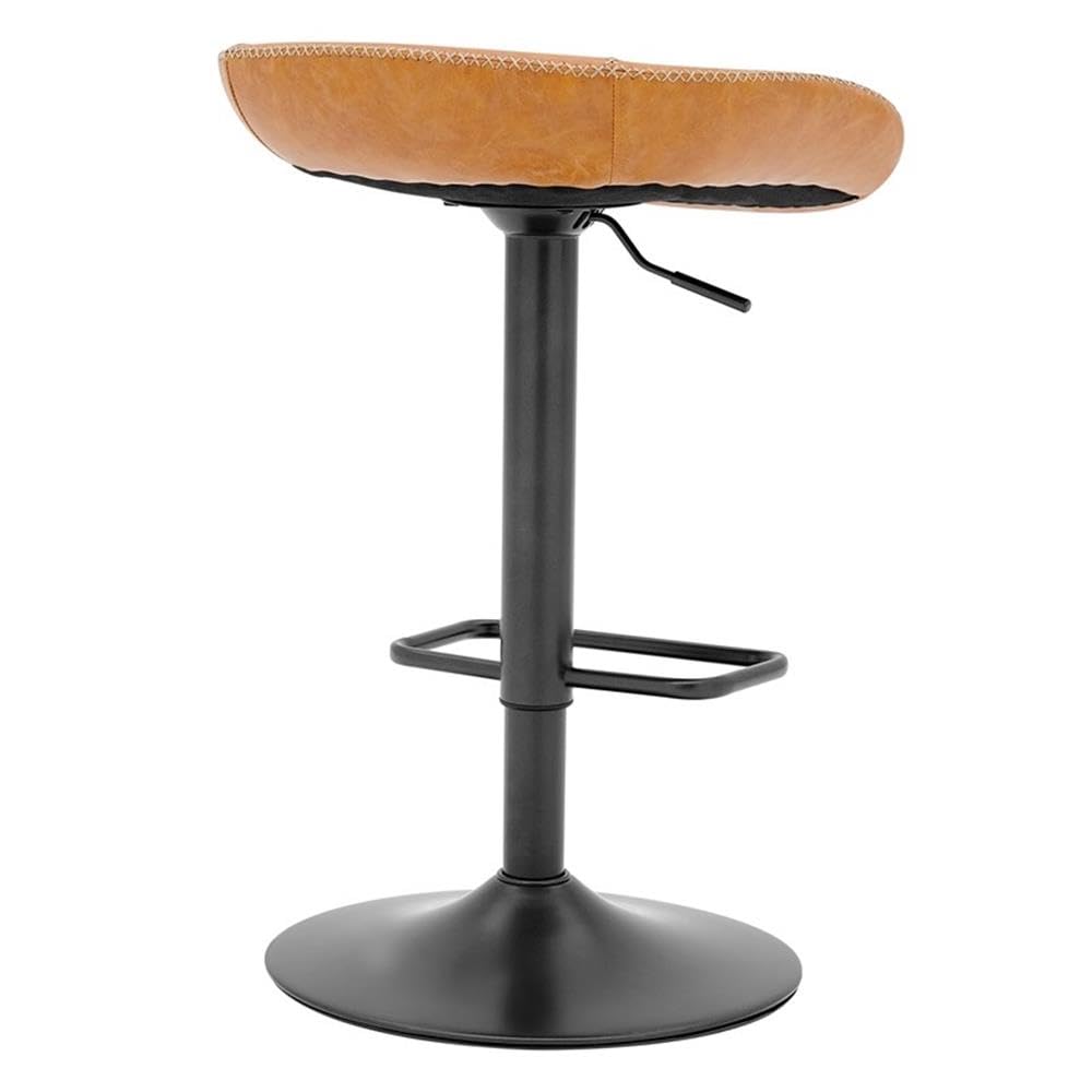 npd furniture and more New Pacific Direct Rogue KD PU Gaslift Bar Stool (Set Brown - Diamond Home USA