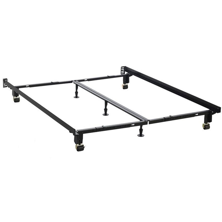 Mega Multi-Fit Bed Frame Twin/Full/Queen/King/Cal. King Heavy Duty in Coffee - Diamond Home USA