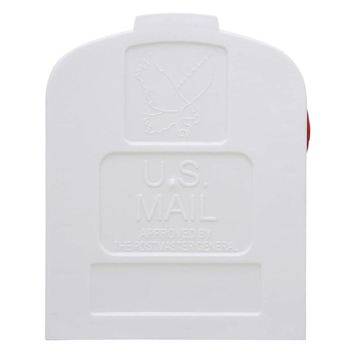 Solar Group PL10W Plastic Rural White Mailbox - Diamond Home USA