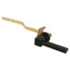 Kingston Brass KTCL10 Claremont Toilet Tank Lever Matte Black 8.69 x 3.19 x 1.13