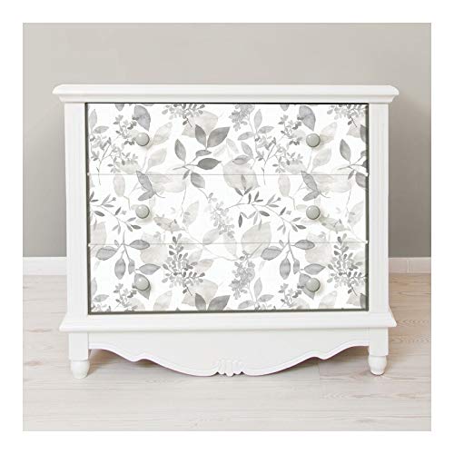 Grey Breezy Peel Stick Wallpaper X 20.5in Nature Modern Contemporary Wildlife - Diamond Home USA