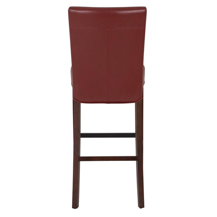 New Pacific Direct Milton Bonded Leather Counter Bar & Counter Stools Dark Brick pomegranate - Diamond Home USA
