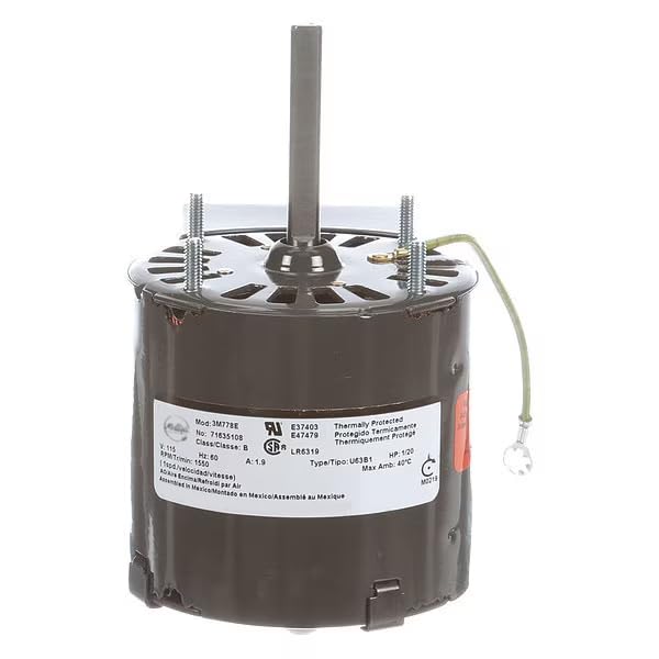 HVAC Motor 1/20 HP 1550 RPM 115V 3.3