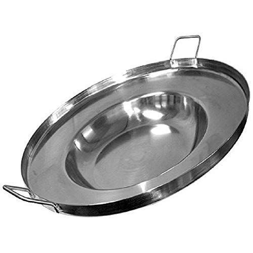 Large 22 Inch Round Stainless Steel Wok Griddle Multi Cooker 1 Piece - Diamond Home USA