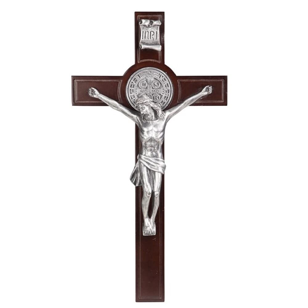 Jesus Nailed On The Cross 22" h Wall Crucifix Religious Statue Decoration