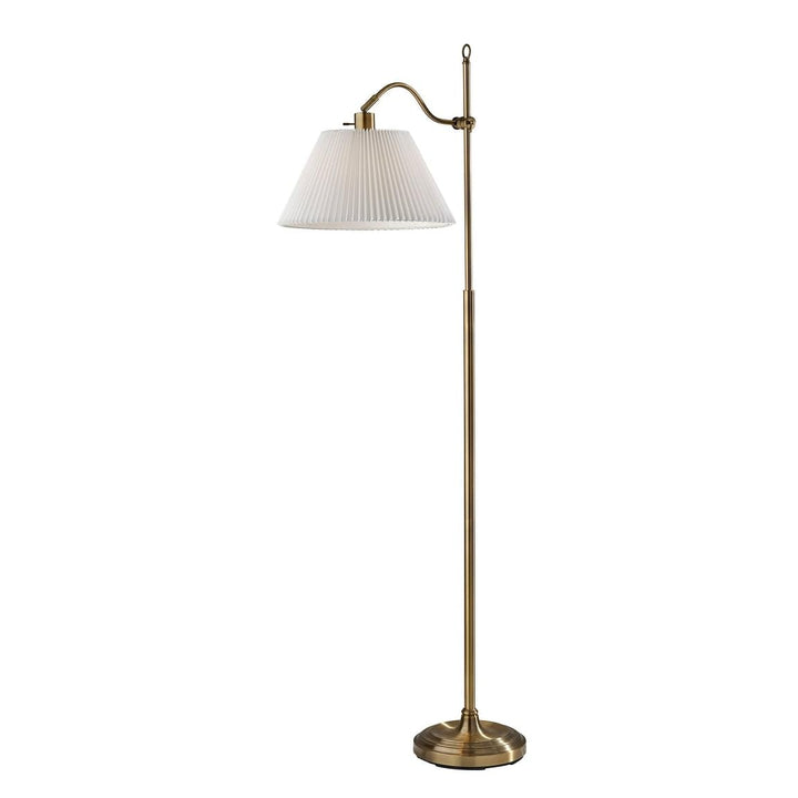 Floor Lamp Brass Mid-Century Modern Transitional