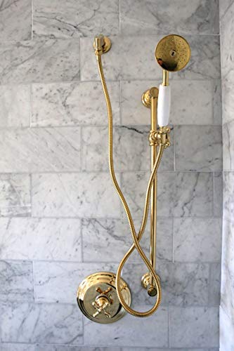 Kingston Brass ABT1030A2 Vintage Shower Hose 59" Polished Brass