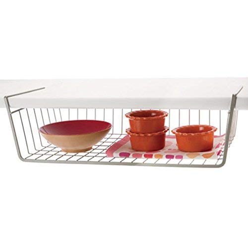 Organized Living Under-Shelf Basket - Nickel - Diamond Home USA