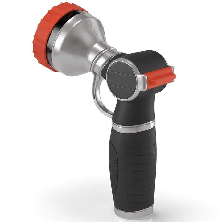 Heavy Duty Garden Hose Nozzle Hand Sprayer Black - Diamond Home USA