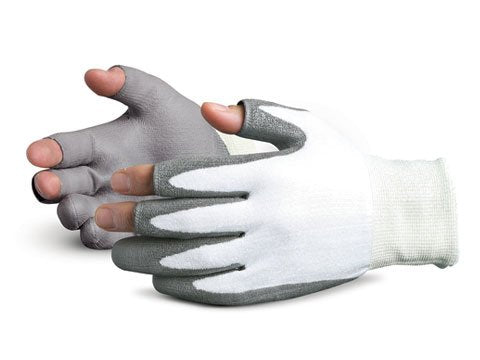 Superior SSXPU3OF Superior Touch Dyneema Open-Finger Glove with Polyurethane