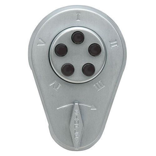 Simplex - 91926D Kaba 900 Series Metal Mechanical Pushbutton Auxiliary Lock with
