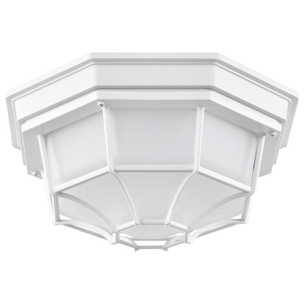 Nuvo 18.5W LED Outdoor Spider Cage Flush Mount-5.06 Inches Tall and 10.56 Inches - Diamond Home USA