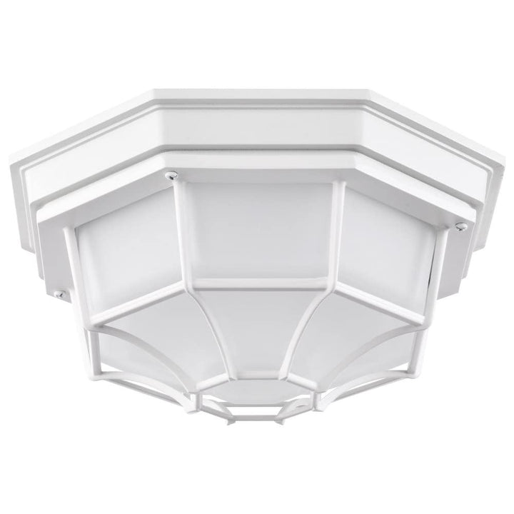 Nuvo 18.5W LED Outdoor Spider Cage Flush Mount-5.06 Inches Tall and 10.56 Inches - Diamond Home USA