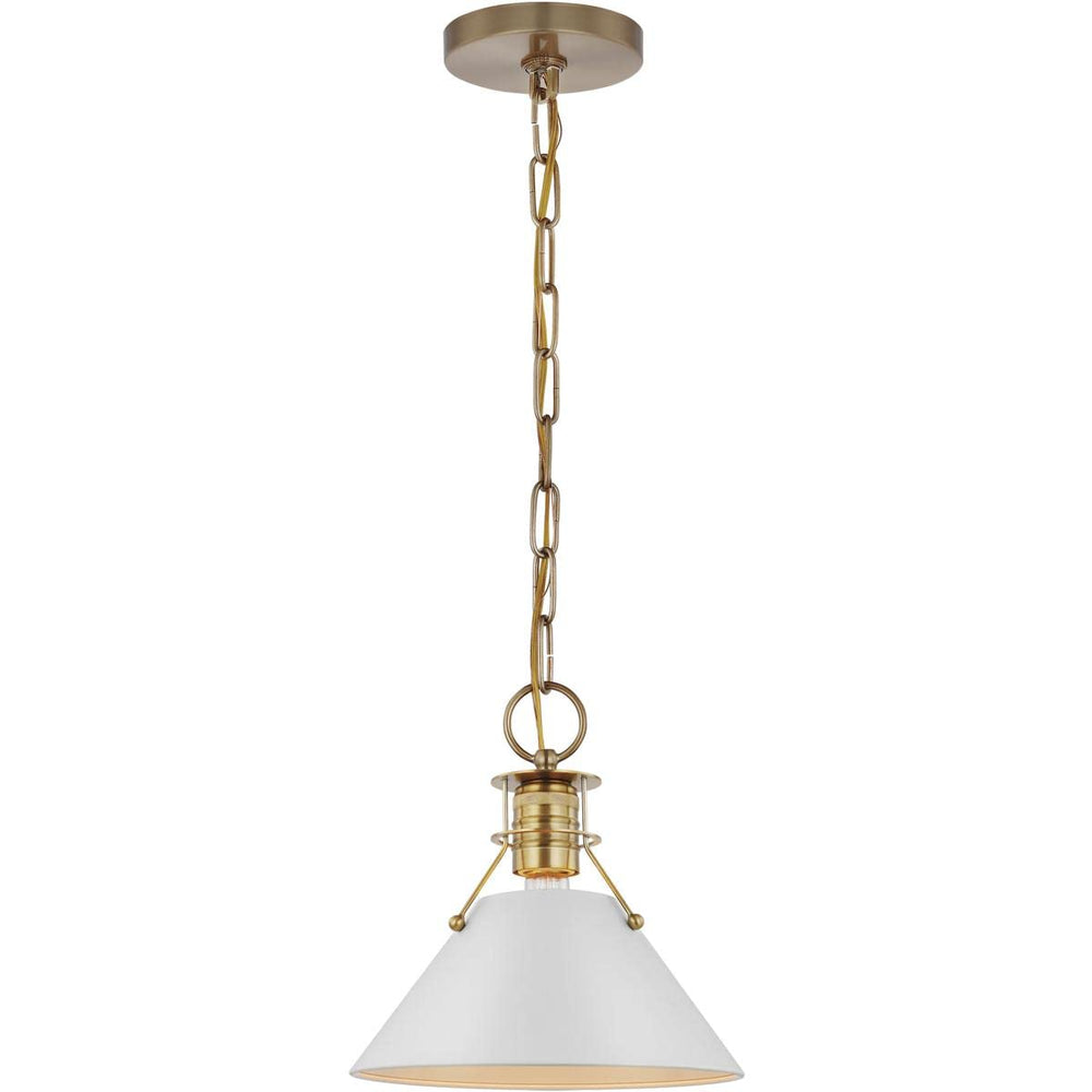Nuvo Outpost - 1 Light Small Pendant in Mid-Century Modern Style-9.75 Inches - Diamond Home USA