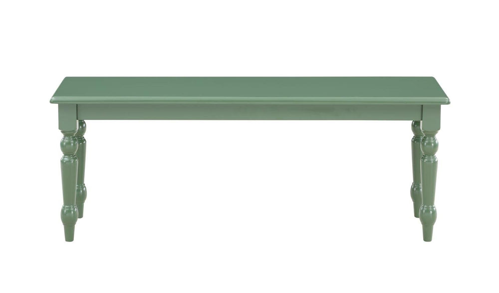 Boraam Carolina Dining Bench 14" L x 48" W x 18" H Equestrian Green - Diamond Home USA
