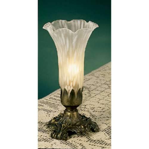 White 8-inch Buffet Lamp Tiffany Bronze - Diamond Home USA