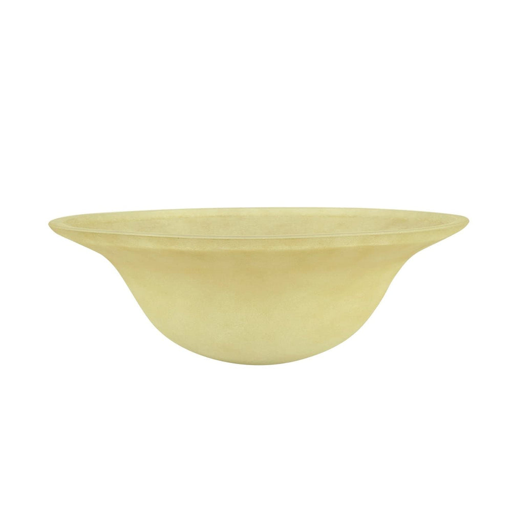 Amber Replacement Glass Shade 15-1/2" Dia. Yellow Transitional - Diamond Home USA