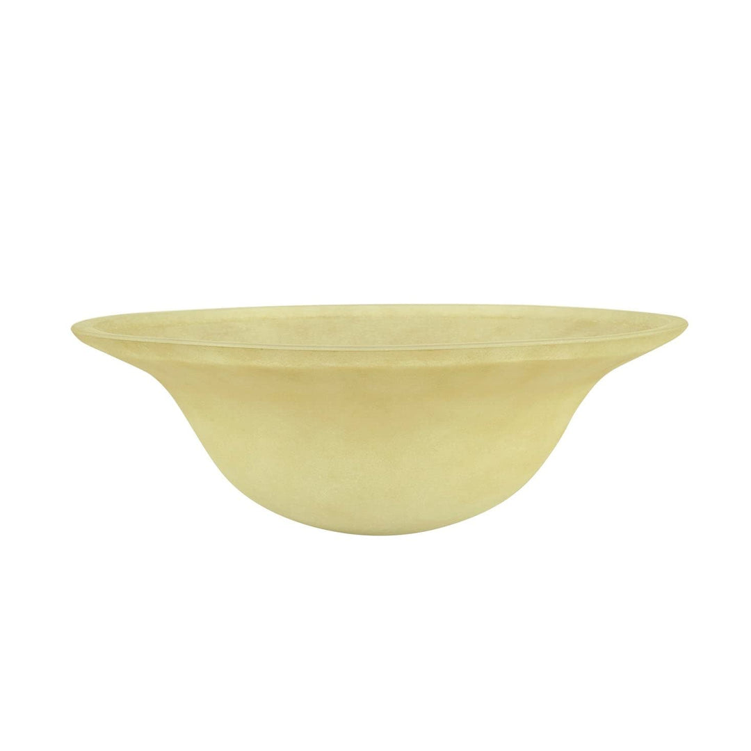 Amber Replacement Glass Shade 15-1/2" Dia. Yellow Transitional - Diamond Home USA