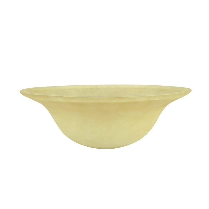 Amber Replacement Glass Shade 15-1/2" Dia. Yellow Transitional - Diamond Home USA