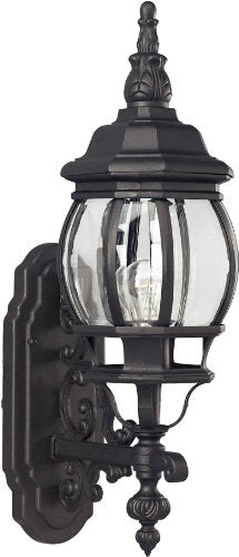 Forte Lighting 1701-01-04 Exterior Wall Light with Clear Beveled Glass Shades - Diamond Home USA