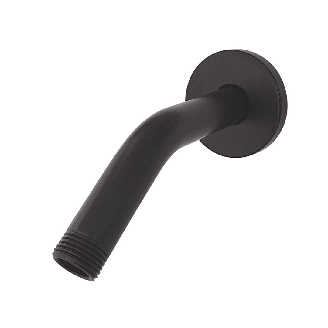 Kingston Brass AquaElements 6-Inch Shower Arm with Flange Brushed Nickel