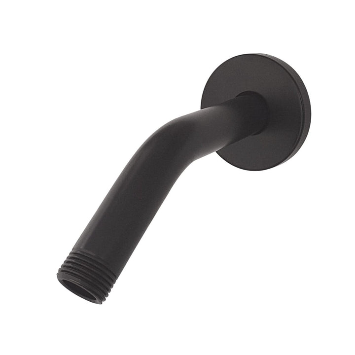 Kingston Brass AquaElements 6-Inch Shower Arm with Flange Brushed Nickel