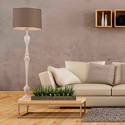 Vintage Home Artificial Faux Lifelike Plastic 13" Tall Green Grass in Wood Single - Diamond Home USA