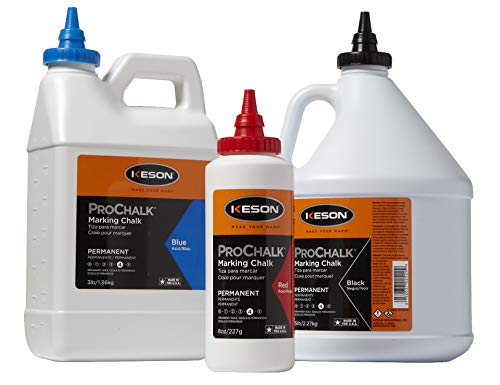 Keson PM103BLUE ProChalk Permanent Chalk Blue 3-Pounds - Diamond Home USA