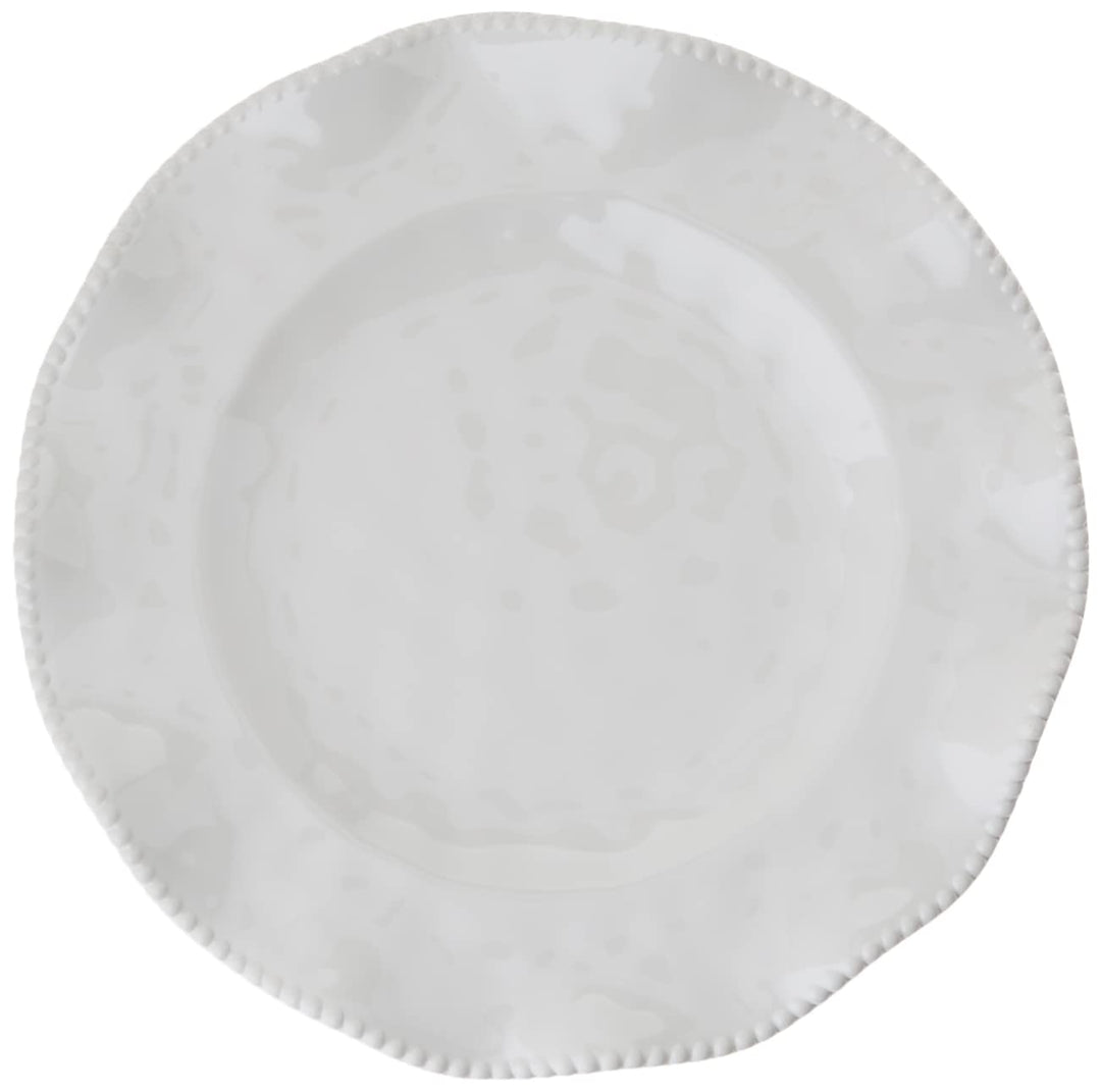 Certified International Perlette Cream Melamine 11" Dinner Plates Set of 4 Beige - Diamond Home USA