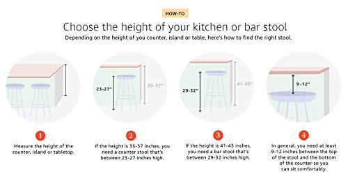 Target Marketing Systems Marney Mid Century 2 Piece Counter Height Kitchen Grey - Diamond Home USA