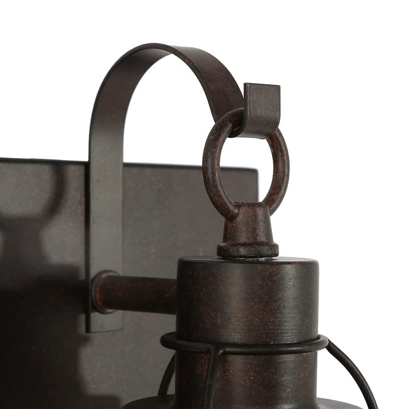 3-light Dimmable Bathroom Vanity Lights L22 X W6 H 10" Black Mission raftsman - Diamond Home USA