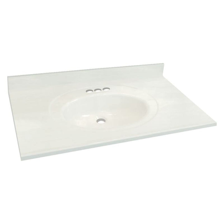 Translid 1409-7622 31-in x 22-in Cultured Marble Bathrm Vanity