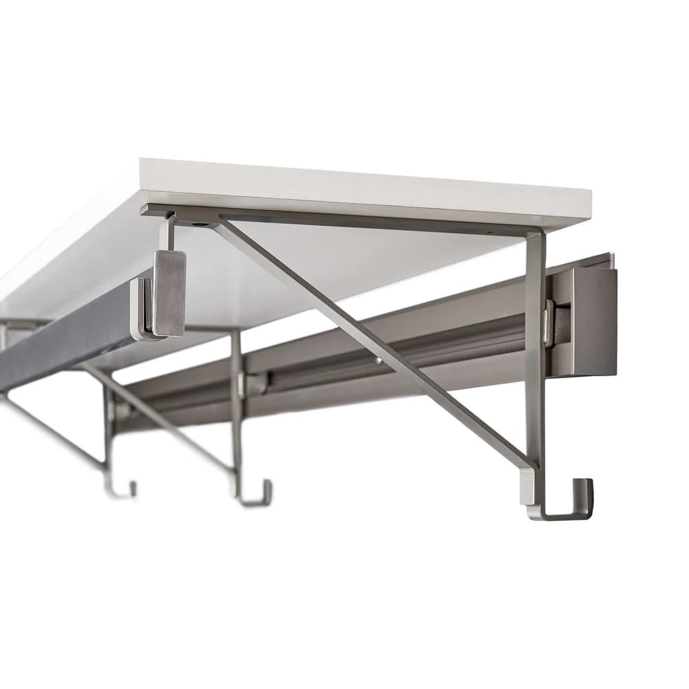 Arrange A Space Arrrange a Space RCMSY Best 52" Single Shelf/Hang Rod Kit