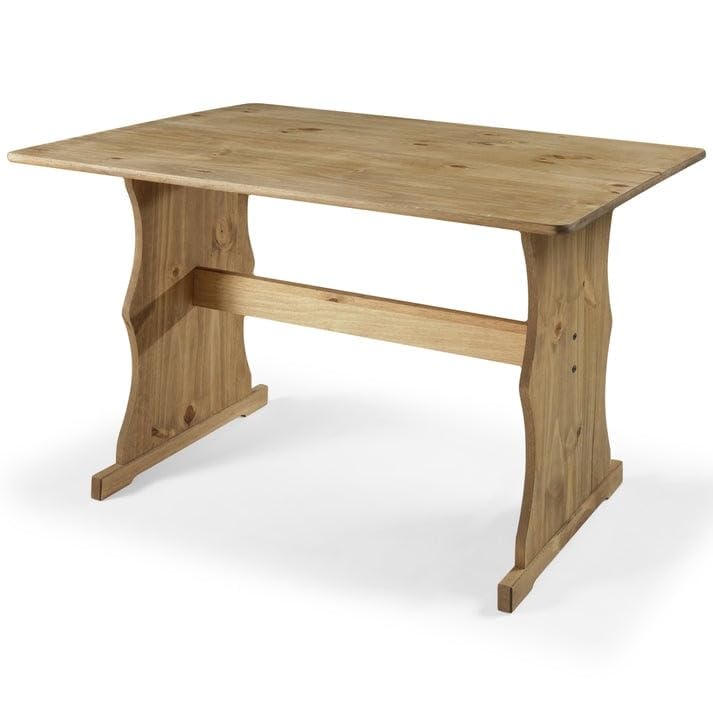 Corner Dining Set Brown Southwestern Rectangular Pine Stained - Diamond Home USA
