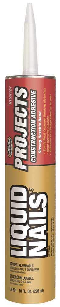 Liquid Nails for Projects and Construction Adhesive