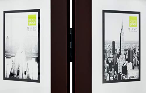 Kiera Grace 3-Panel Photo Collage Room Divider and Privacy Screen Picture Frames