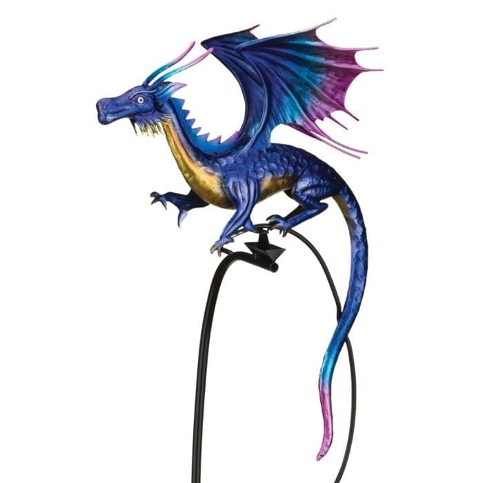 Dragon Rocker Stake Purple Metal - Diamond Home USA