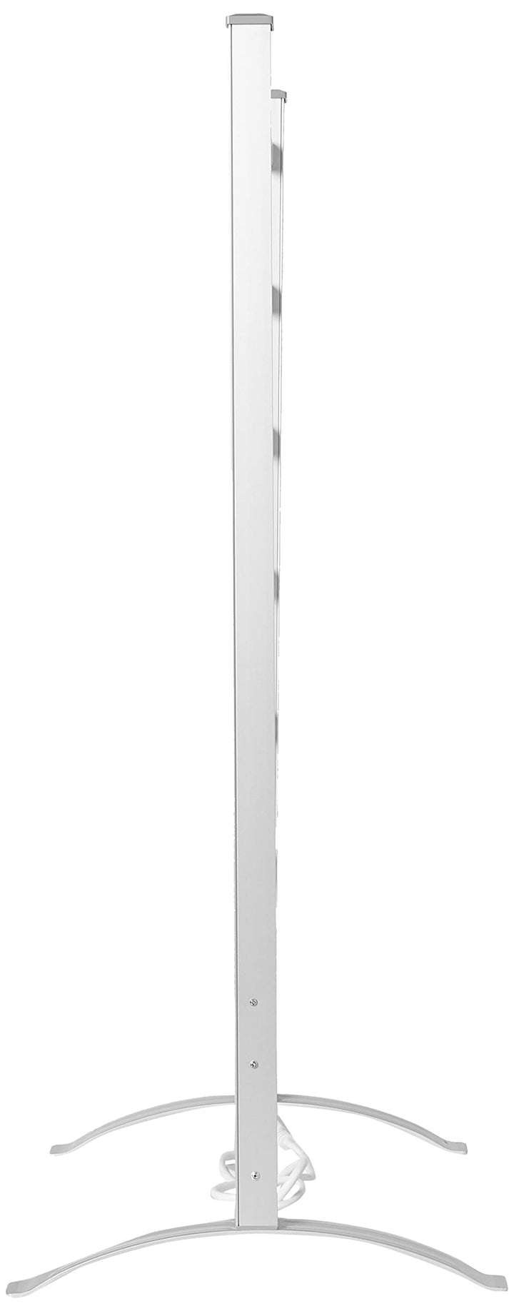 Heat Rails Towel Warmer Drying Rack with Timer Brushed Chrome Color - Diamond Home USA