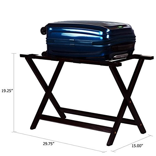 Casual Home Extra Wide Luggage Rack 29.75"W x 15"D x 19.25"H