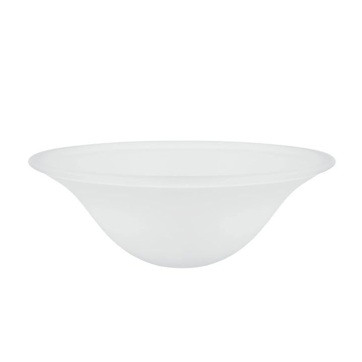 Frosted Replacement Glass Shade 5" High X 12-7/8" Diameter White Transitional - Diamond Home USA