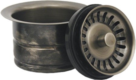 Whitehaus WH202-P 3-1/2" Waste Disposer Trim with Matching Basket Strainer - Diamond Home USA