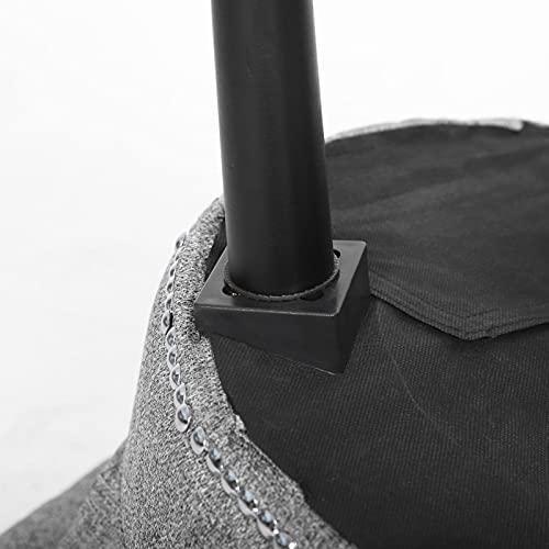 Vanity Stool Chair Makeup with Low Back Grey Modern Contemporary Wood Single - Diamond Home USA