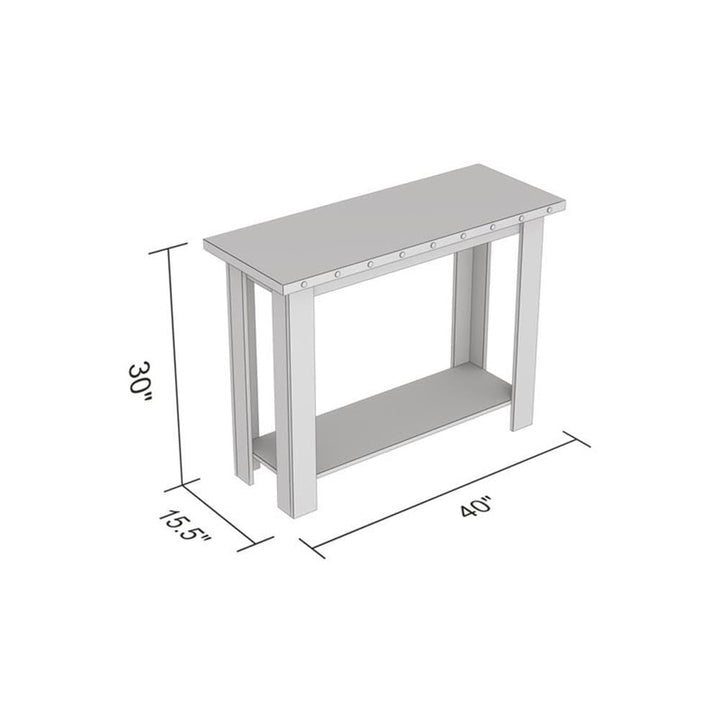 Safdie & Co. Safdie 81090.Z.07 Brown Entryway Console Sofa Couch Table/Accent - Diamond Home USA