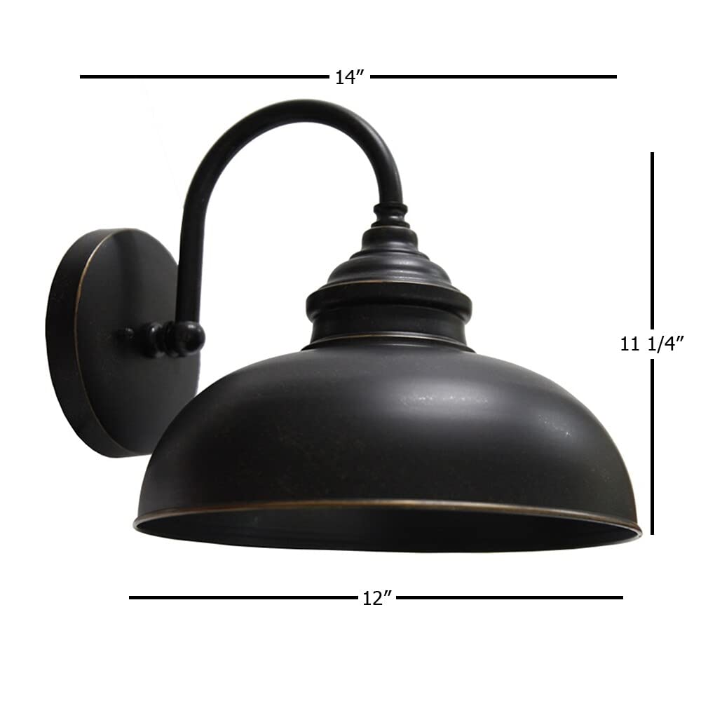 Light Outdoor Wall Mounted Lighting in Oil Rubbed Bronze Finish Traditional - Diamond Home USA